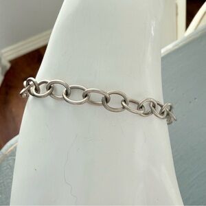 925 Sterling Silver Chainlink Toggle Bracelet